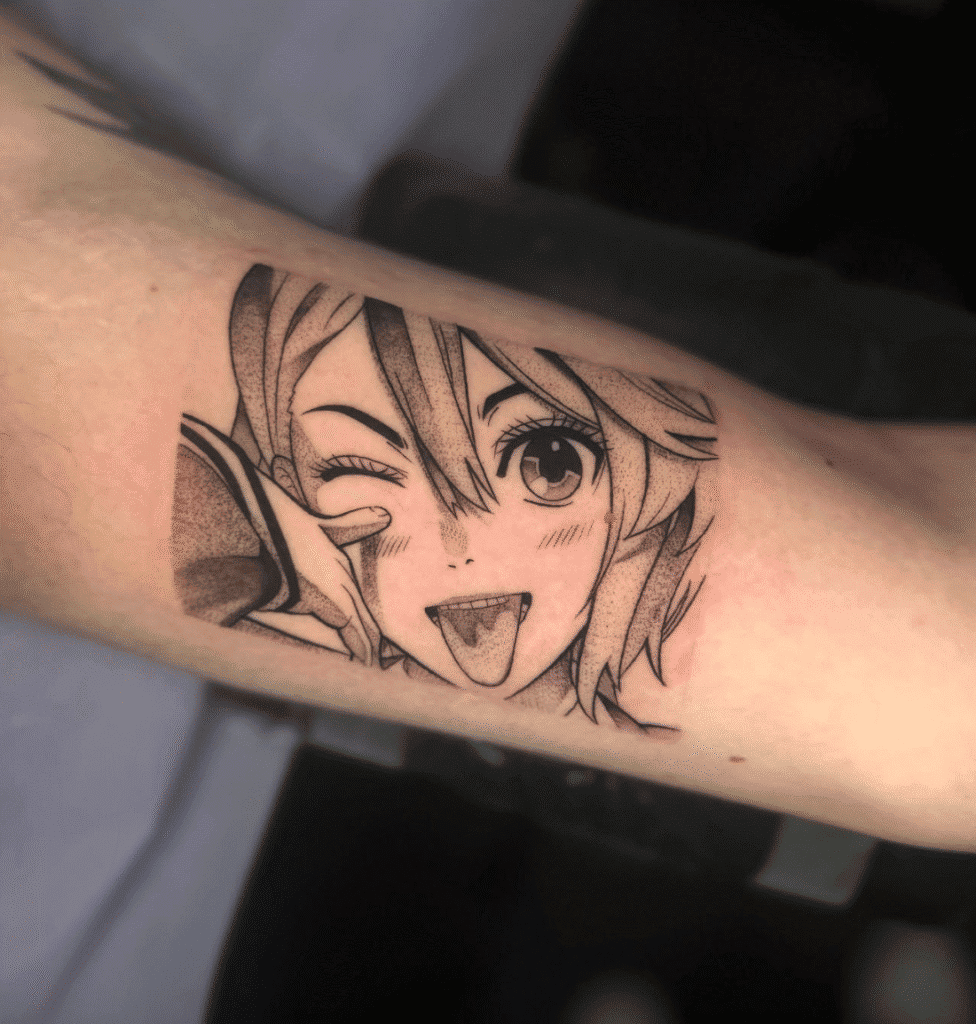 Aira Dandadan Tattoo
