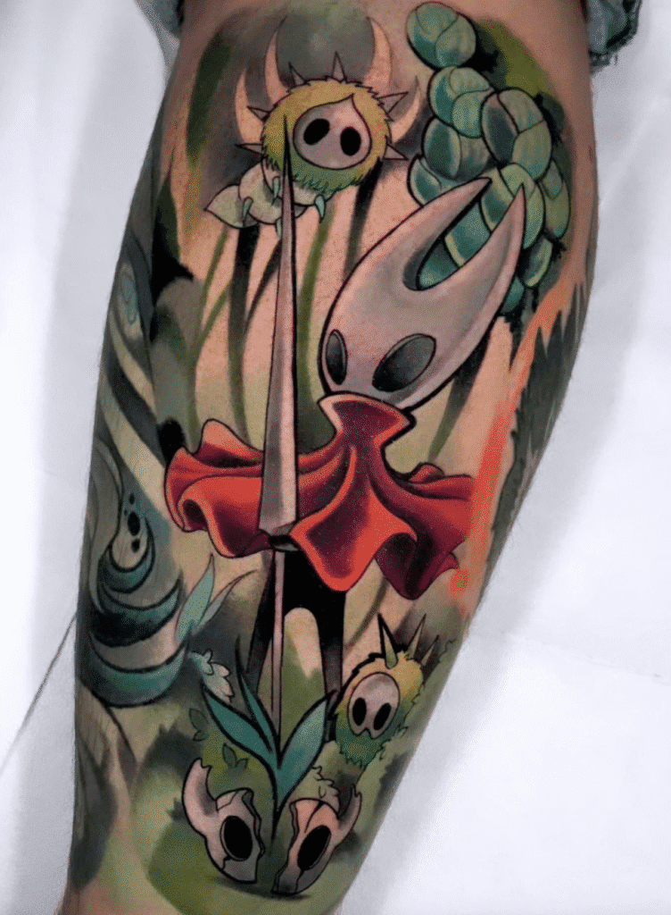 Beautiful Hornet Hollow Knight Tattoo