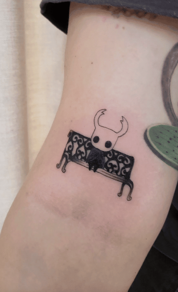 Black Bench Hollow Knight Tattoo