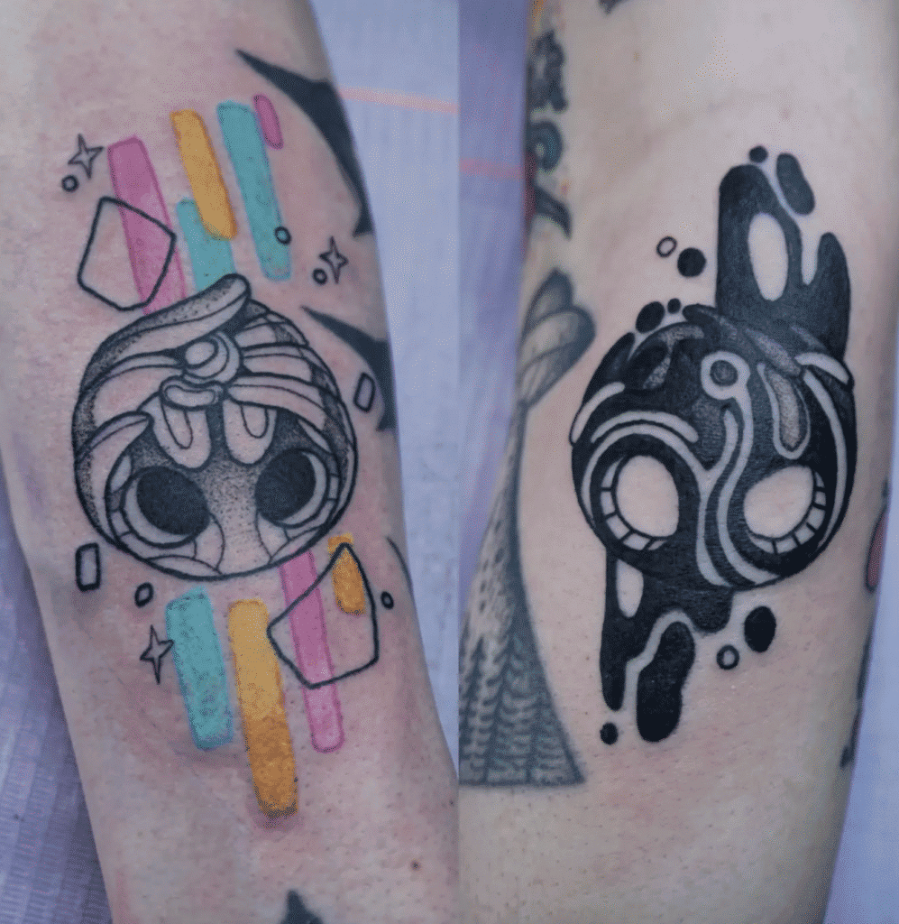 Black Charms Hollow Knight Tattoo