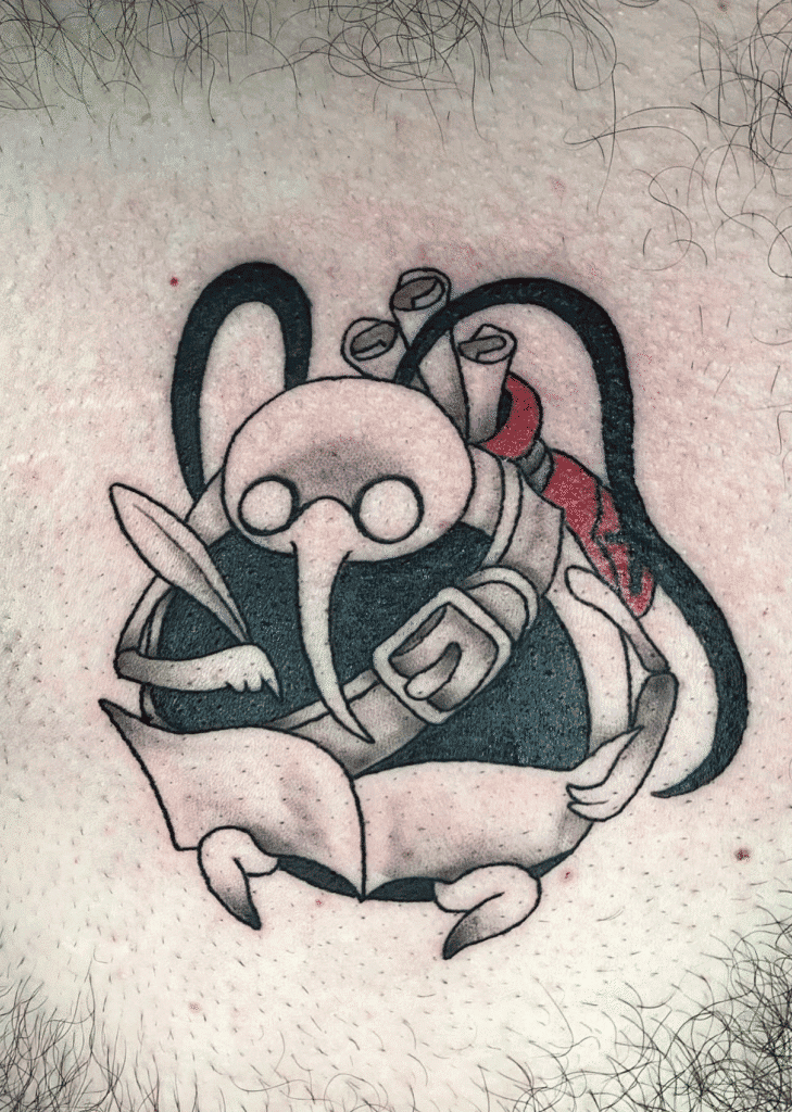 Black Cornifer Hollow Knight Tattoo