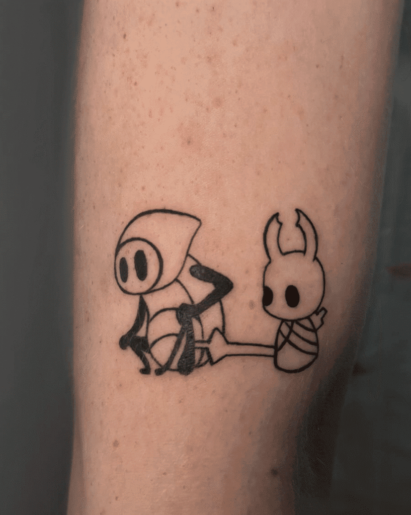 Black Quirrel Hollow Knight Tattoo