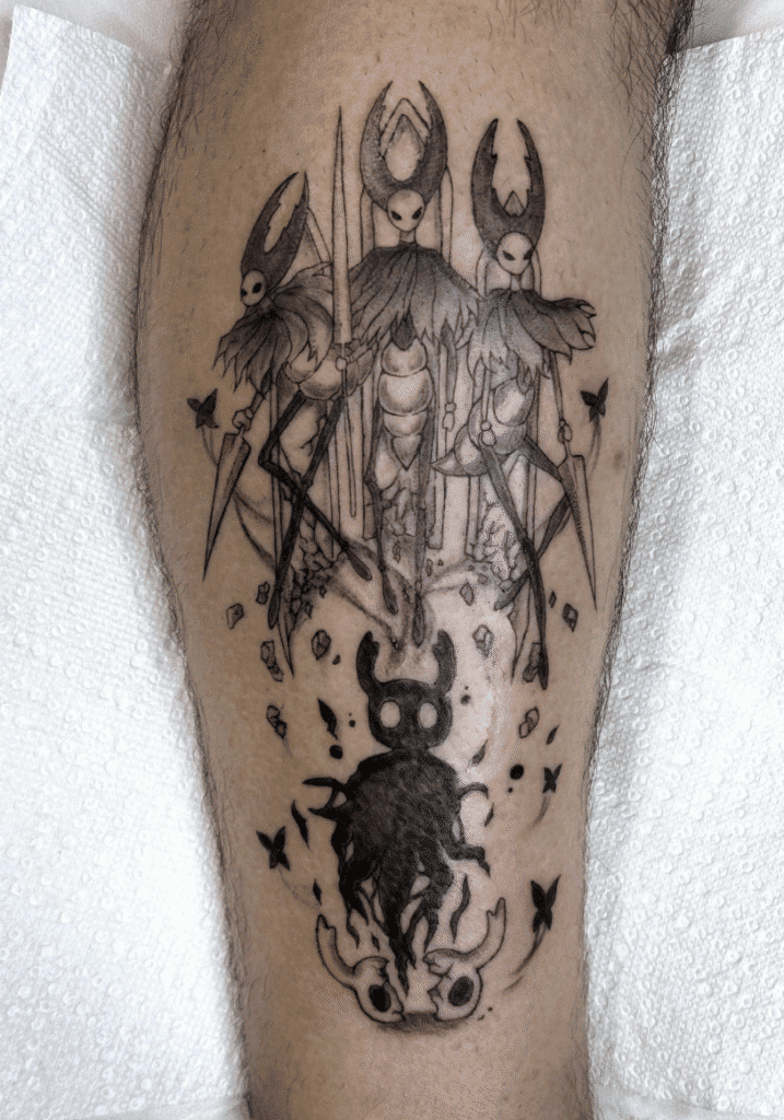 Black Sisters of Battle Hollow Knight Tattoo