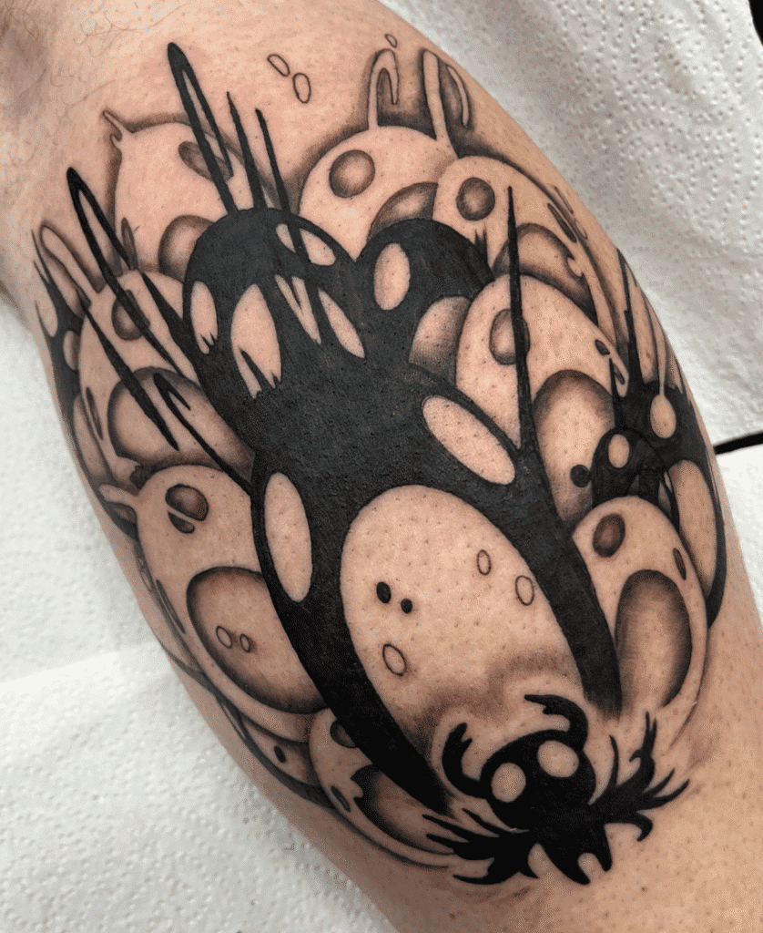 Black Spell Hollow Knight Tattoo
