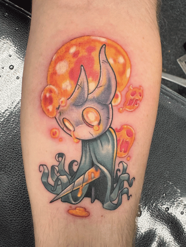 Crying Broken Vessel Hollow Knight Tattoo