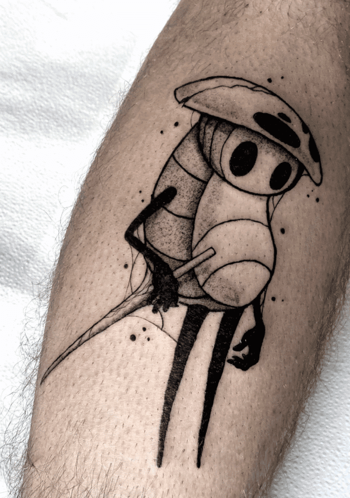 Dotted Quirrel Hollow Knight Tattoo