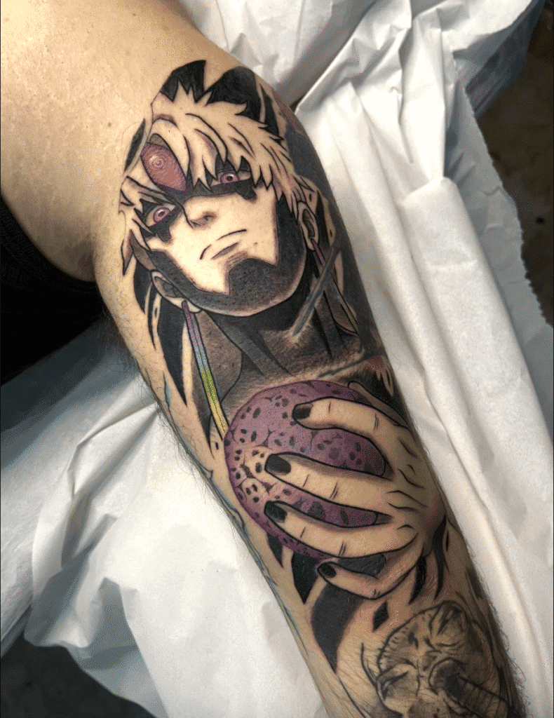 Evil Eye Jiji Dandadan Tattoo