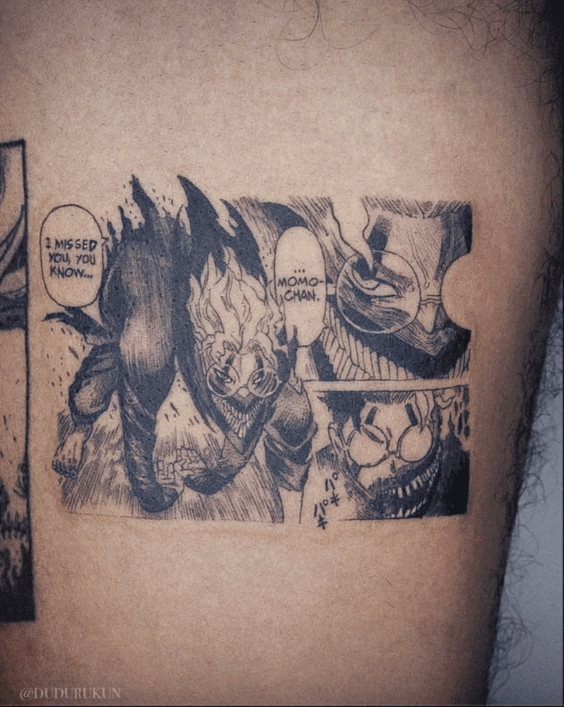 Full Throttle Okarun Dandadan Tattoo