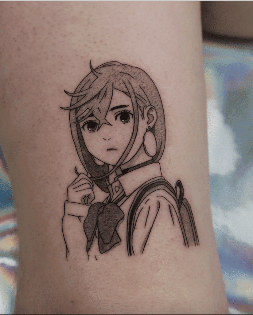 Momo Dandadan Tattoo