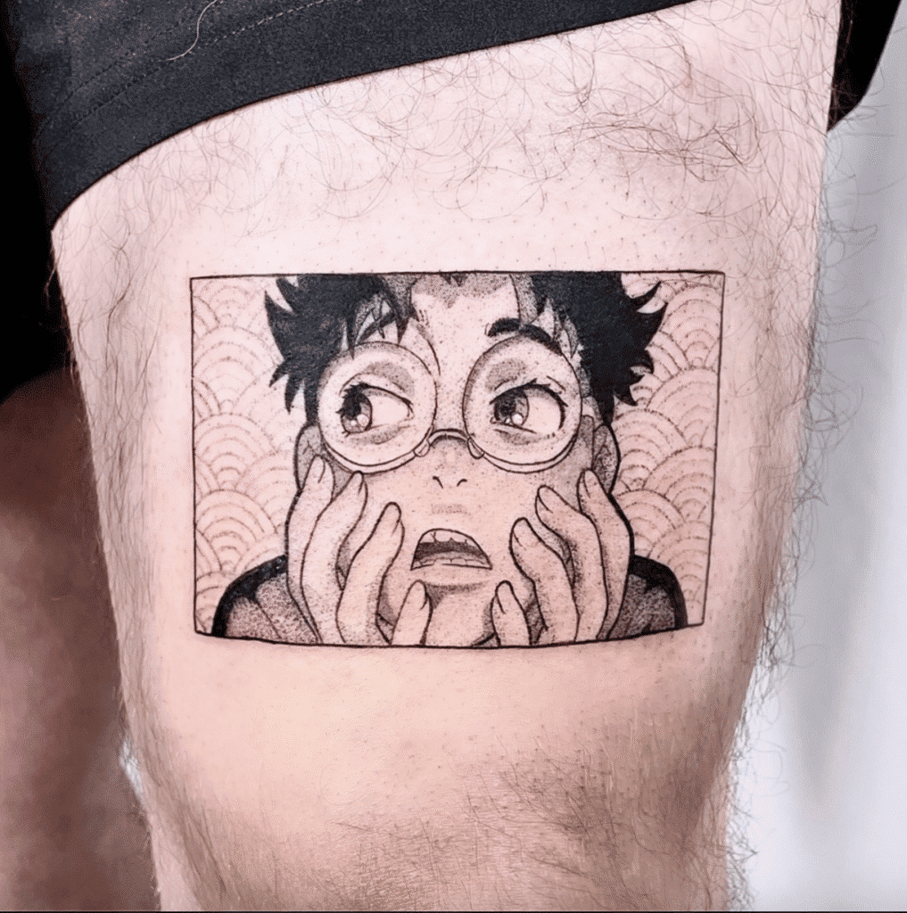 Nervous Okarun Dandadan Tattoo