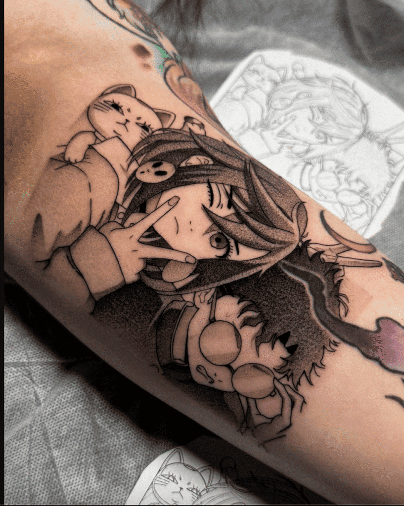 Okarun:Momo Dandadan Tattoo