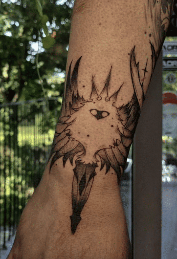 Ombre Radiance Hollow Knight Tattoo
