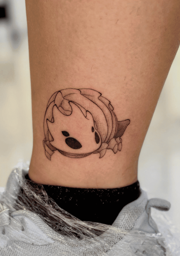 Simple Bell Beast Hollow Knight Tattoo