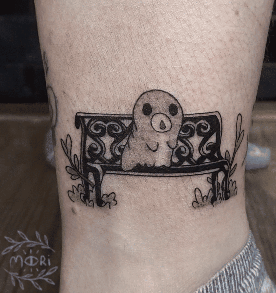 Simple Grub Hollow Knight Tattoo