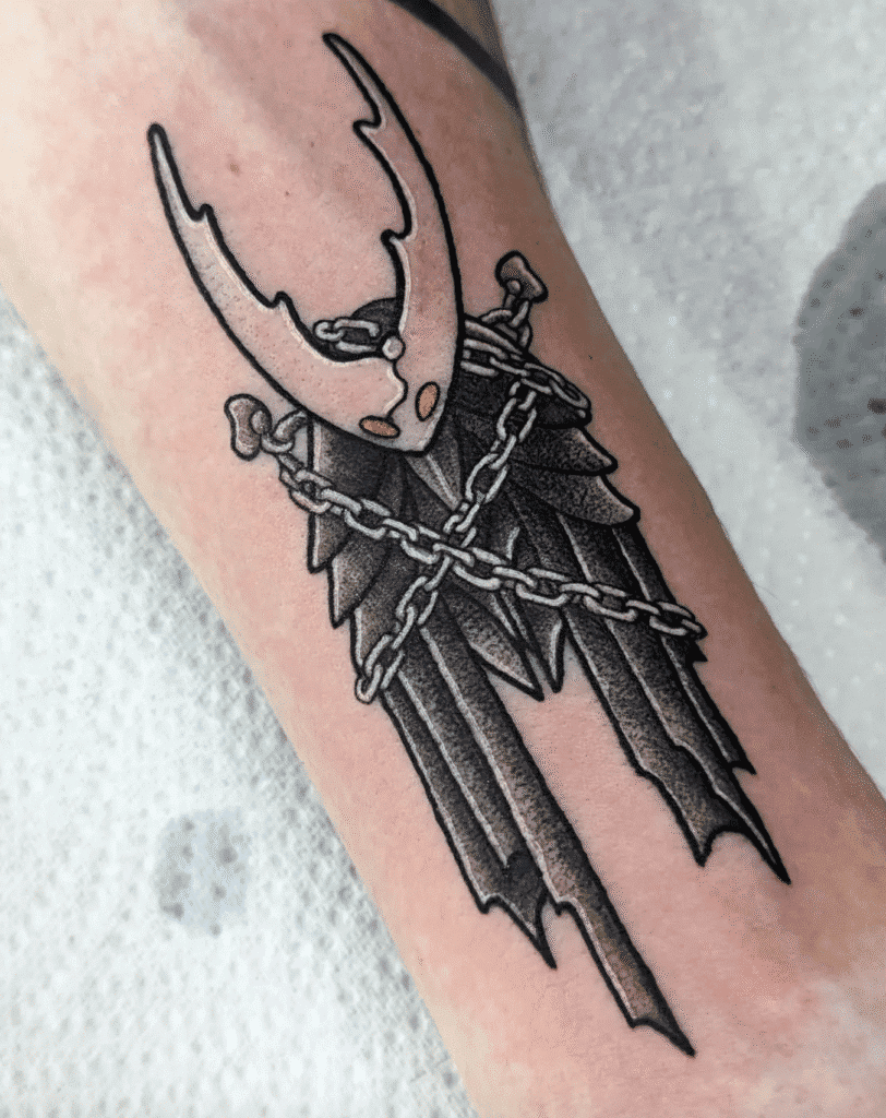 Simple Hollow Knight Tattoo