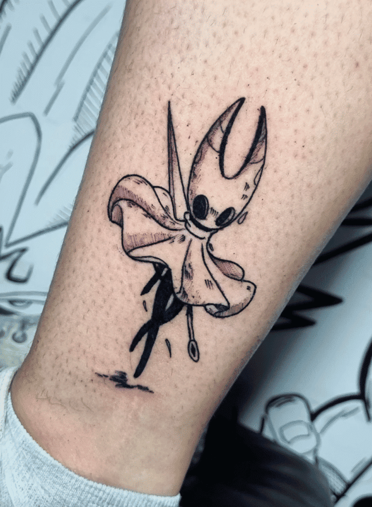 Simple Hornet Hollow Knight Tattoo
