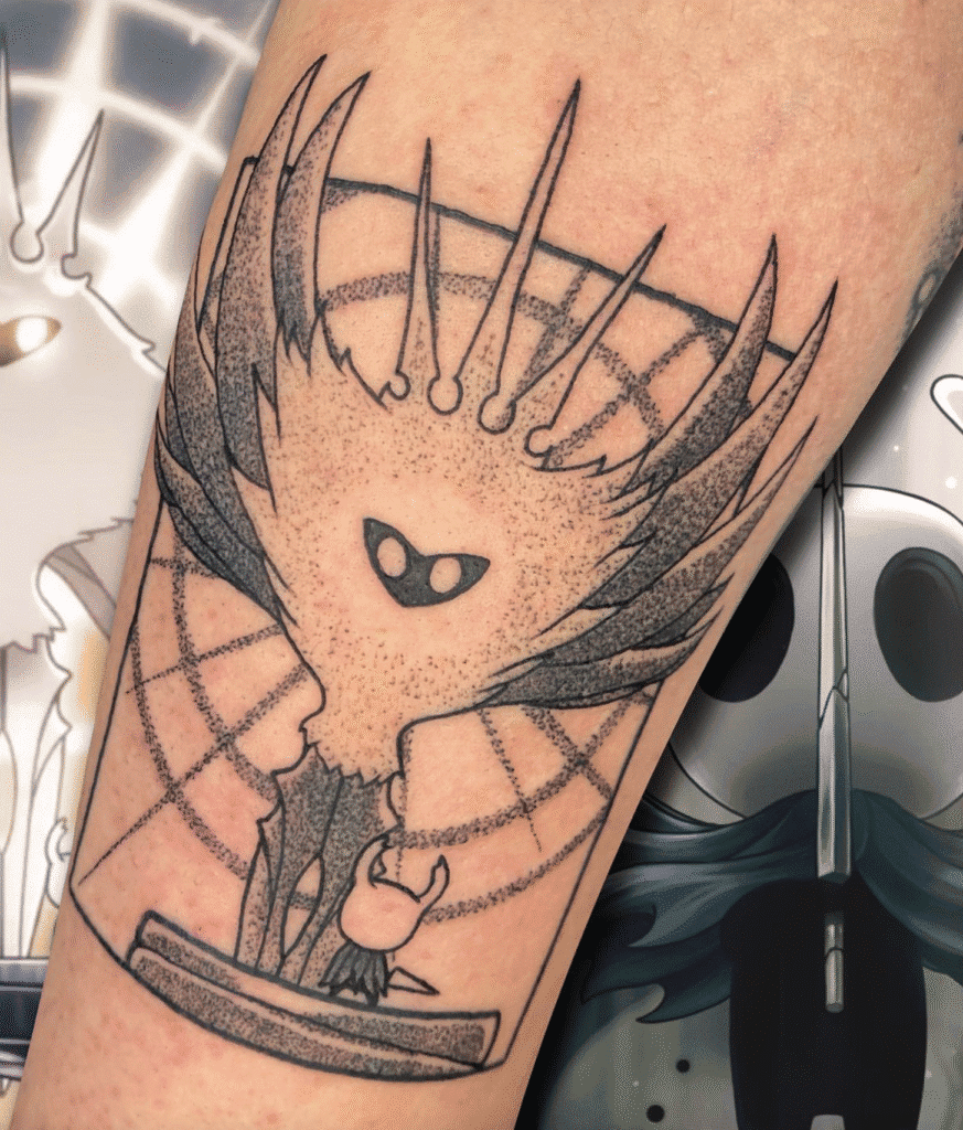 Simple Radiance Hollow Knight Tattoo