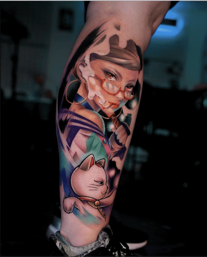 Smoking Seikyo Ayase Dandadan Tattoo