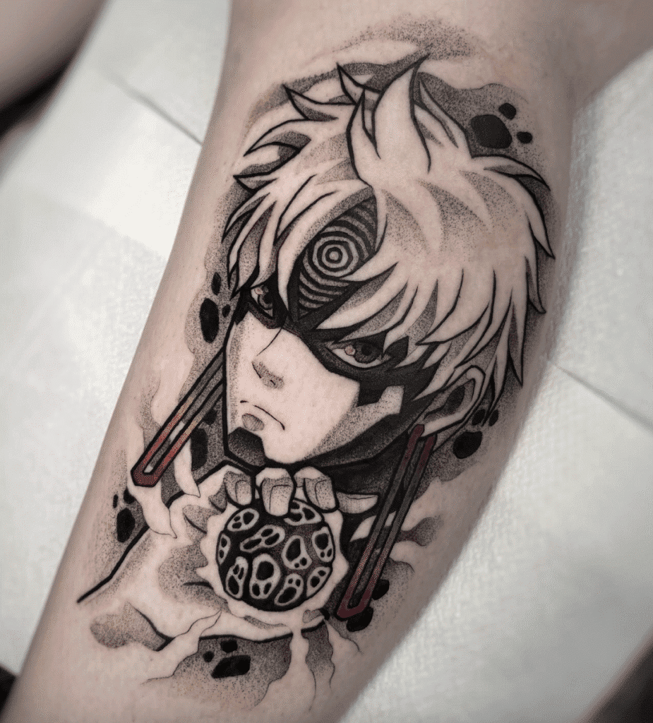 The Evil Eye Jiji Dandadan Tattoo