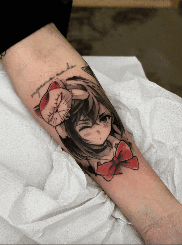 Turbo Granny:Momo Dandadan Tattoo