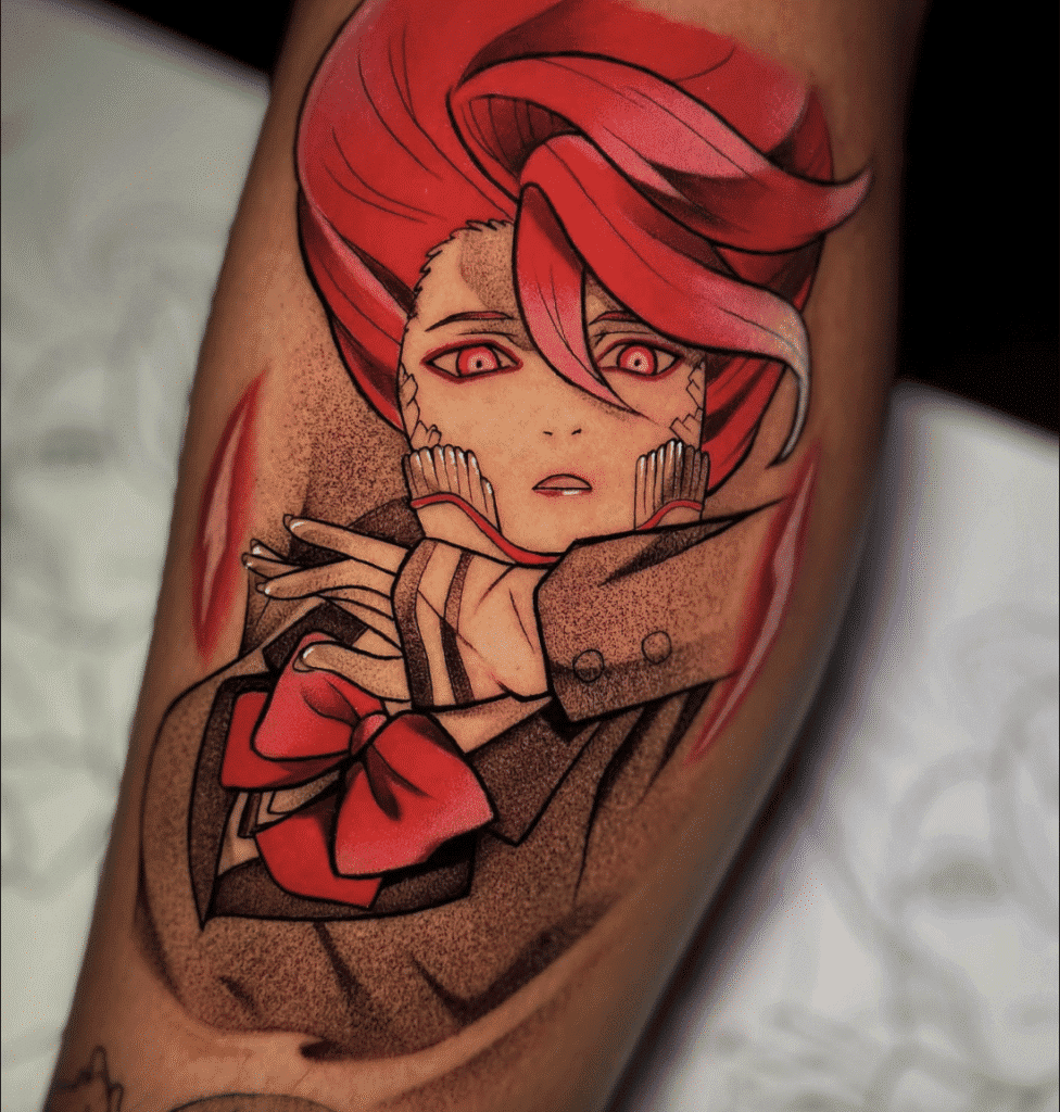 Yokai Aira Dandadan Tattoo