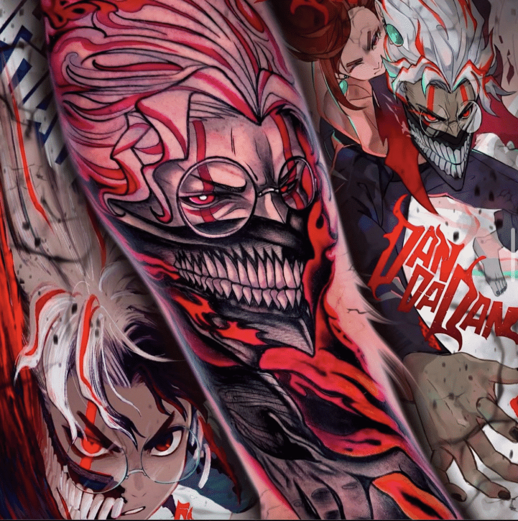 Yokai Okarun Dandadan Tattoo