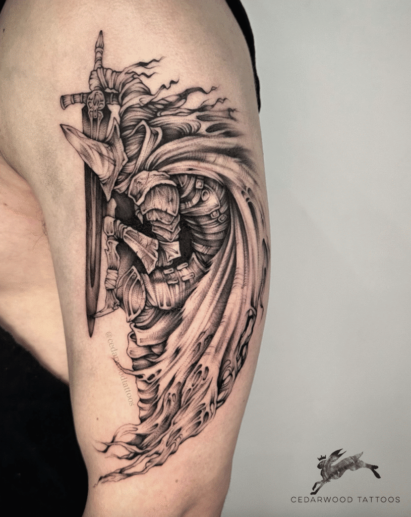 Abyss Watchers Soulsborne Tattoo