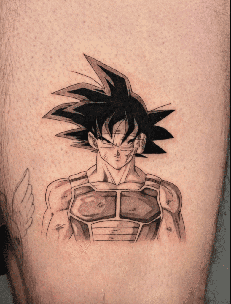 Bardock Dragon Ball Tattoo