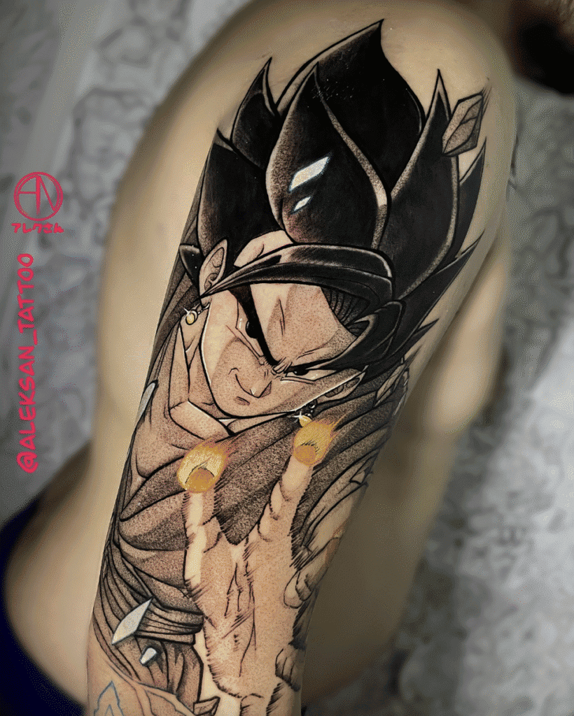 Base Vegito Dragon Ball Tattoo