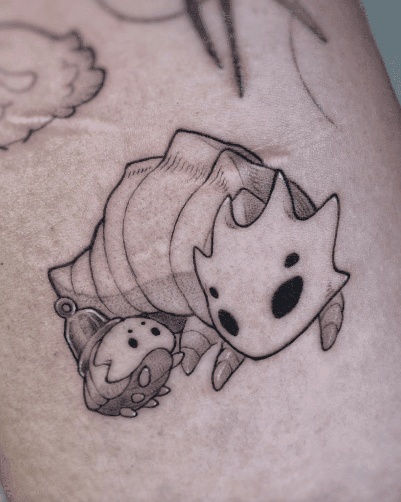 Bell Beast Baby Hollow Knight Tattoo