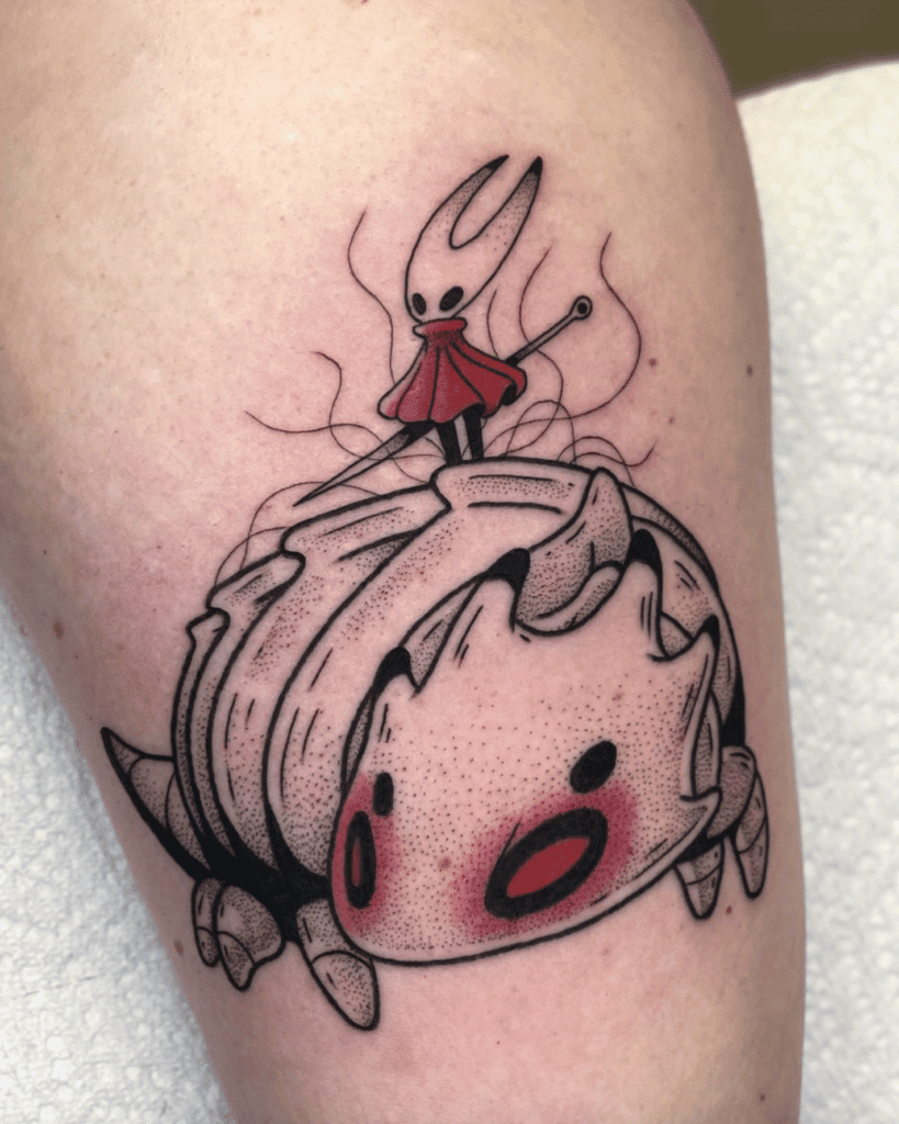 Bell Beast Red Eye Hollow Knight Tattoo