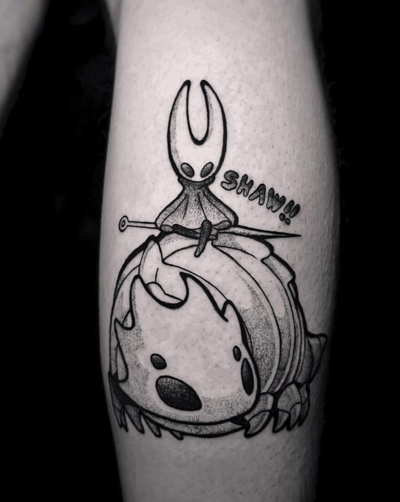 Bell Beast and Hornet Hollow Knight Tattoo