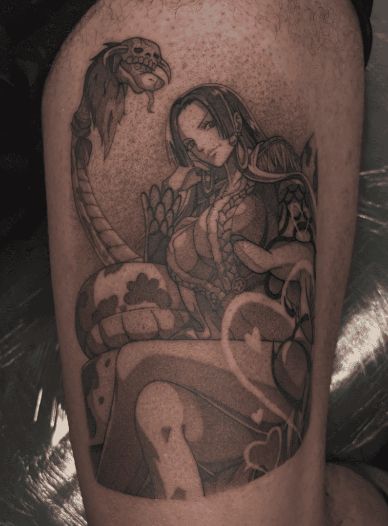 Boa Hancock Hebi One Piece Tattoo