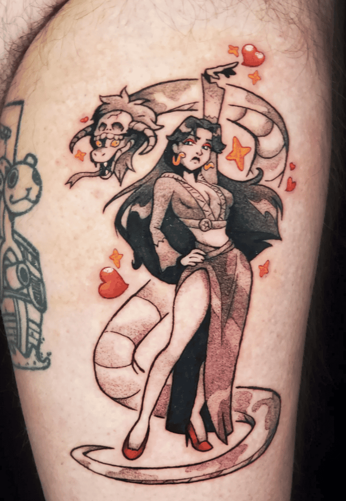 Boa Hancock Snake One Piece Tattoo