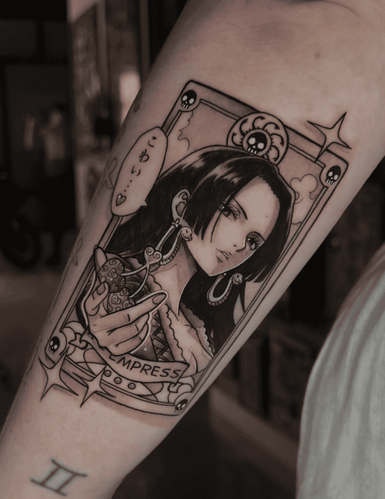 Boa Hancock Tarot One Piece Tattoo