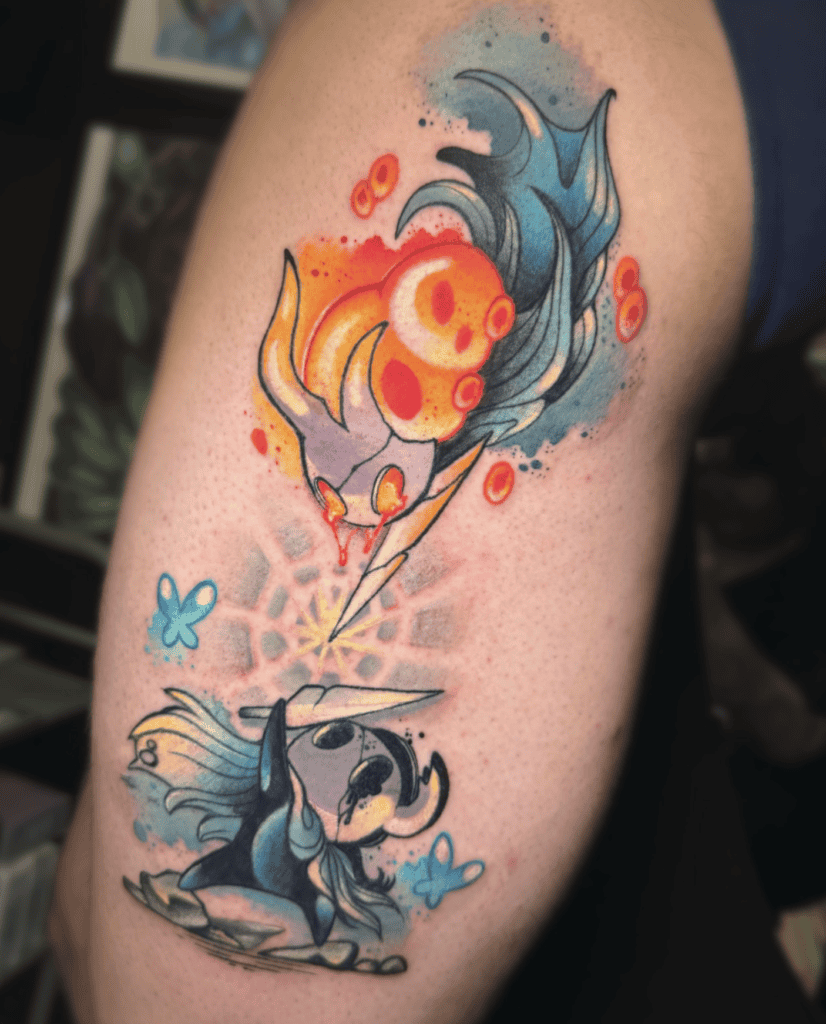 Broken Vessel Battle Hollow Knight Tattoo