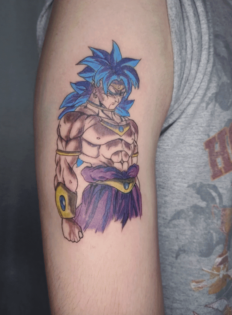 Broly Dragon Ball Tattoo