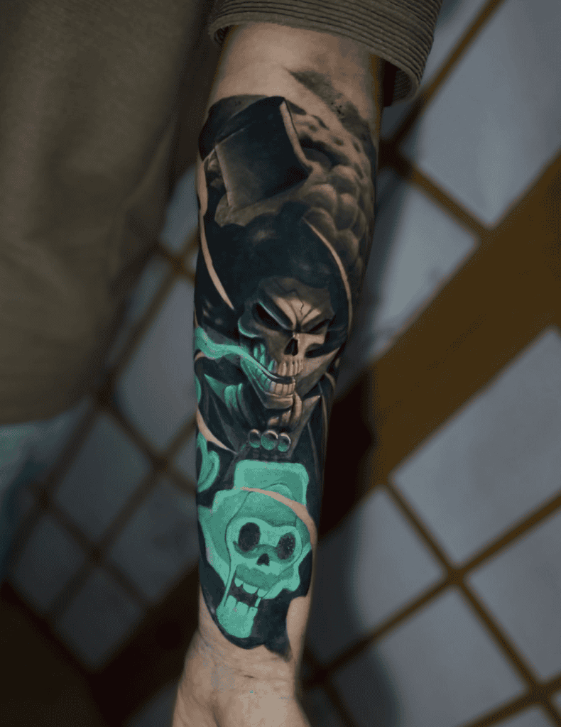Brook Glow One Piece Tattoo