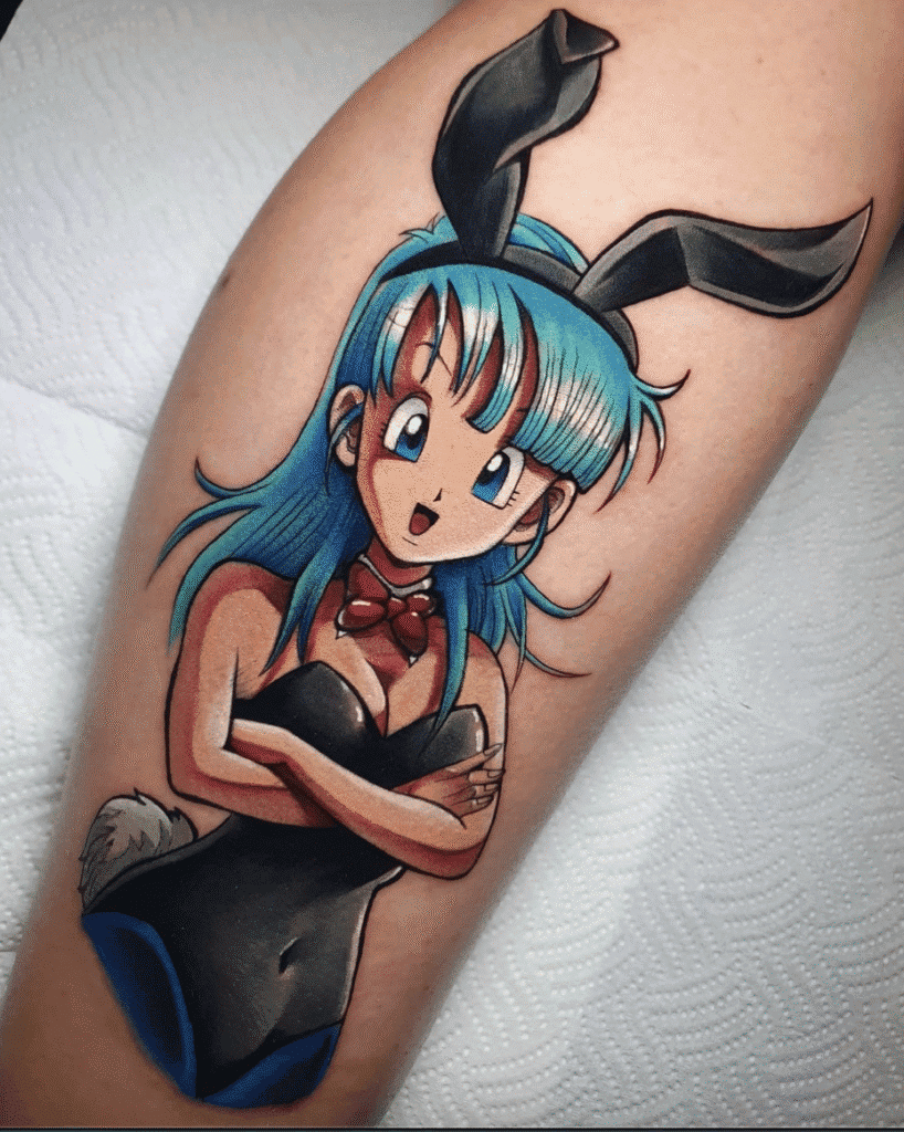 Bunny Bulma Dragon Ball Tattoo