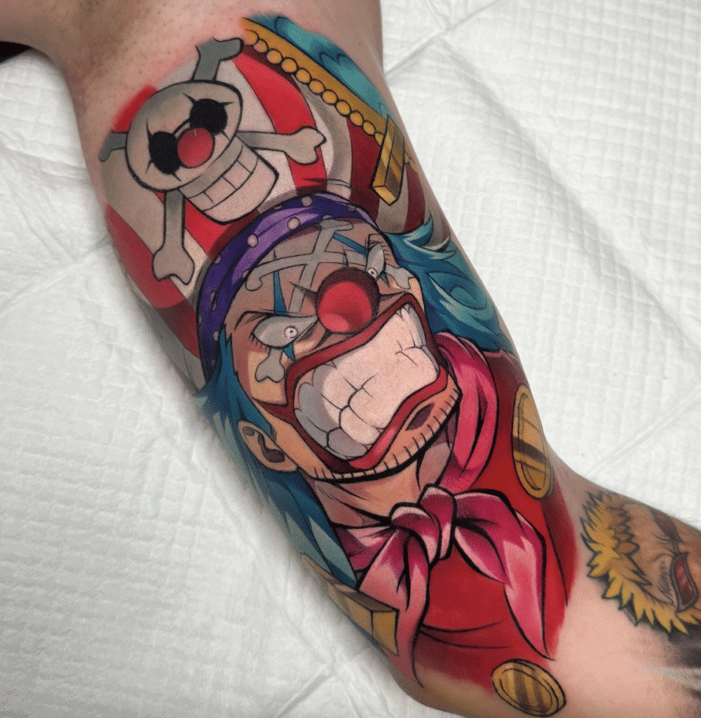 Captain Buggy One Piece Tattoo