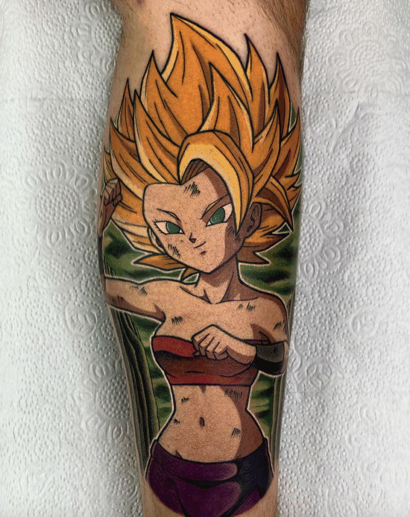 Caulifla Dragon Ball Tattoo