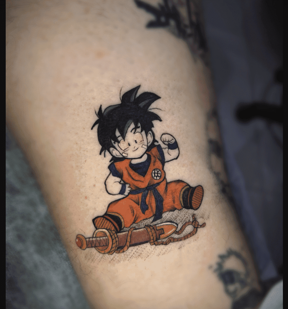 Child Son Gohan Dragon Ball Tattoo