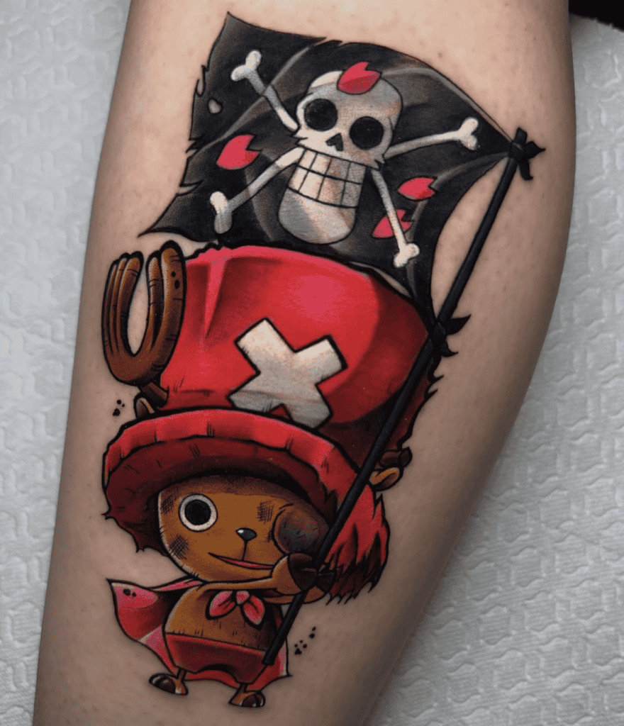 Chopper Flag One Piece Tattoo