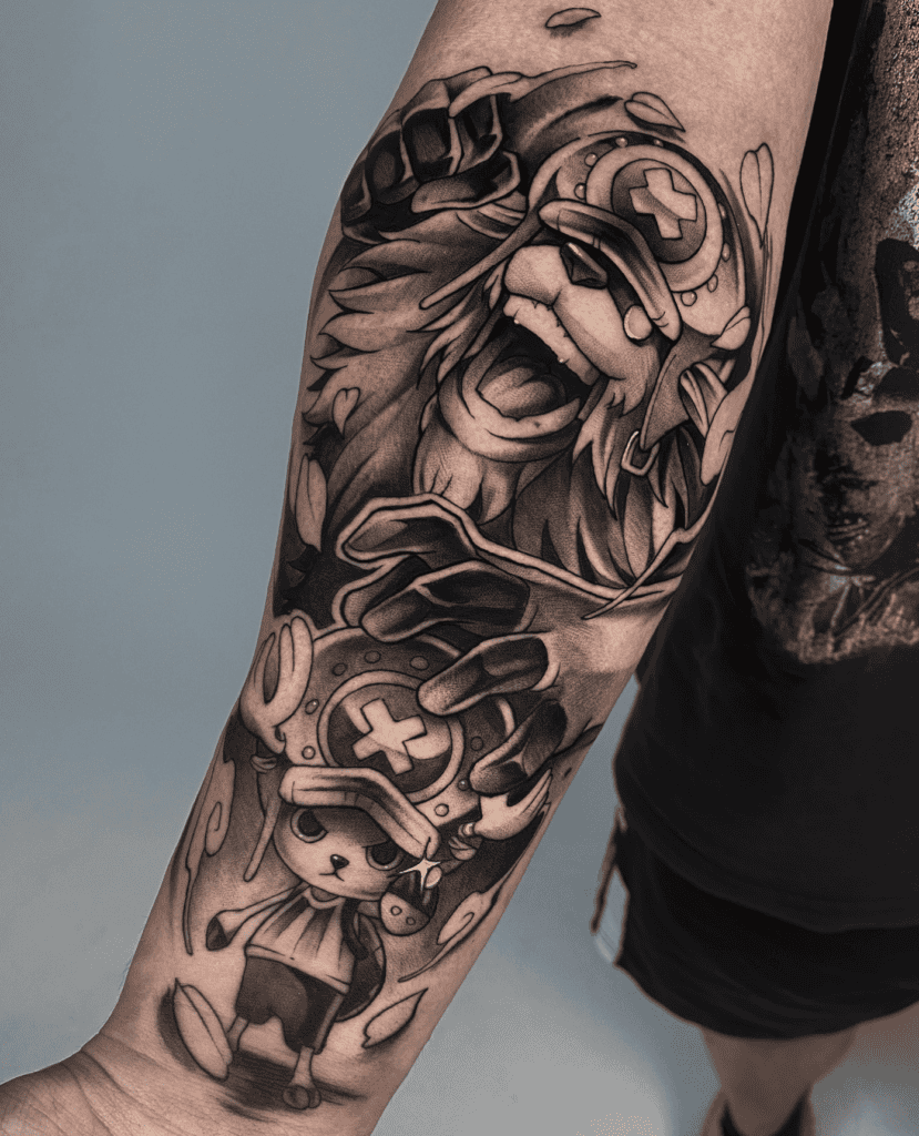 Chopper Power One Piece Tattoo
