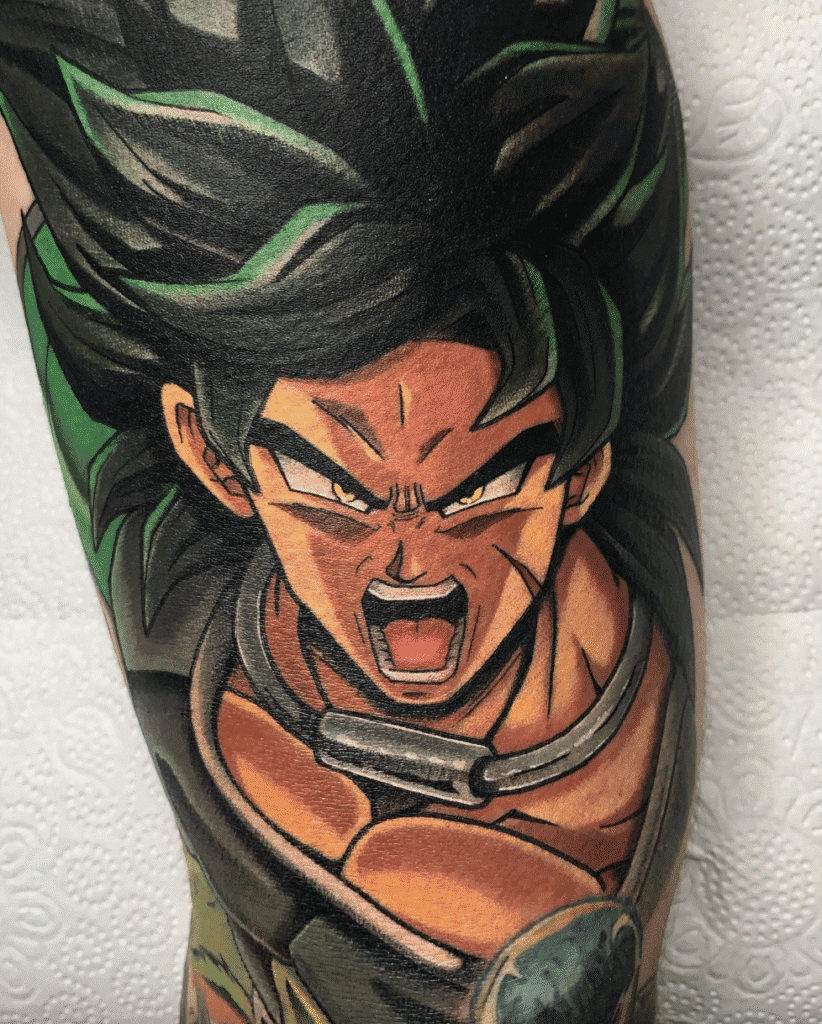 DB Super Broly Dragon Ball Tattoo