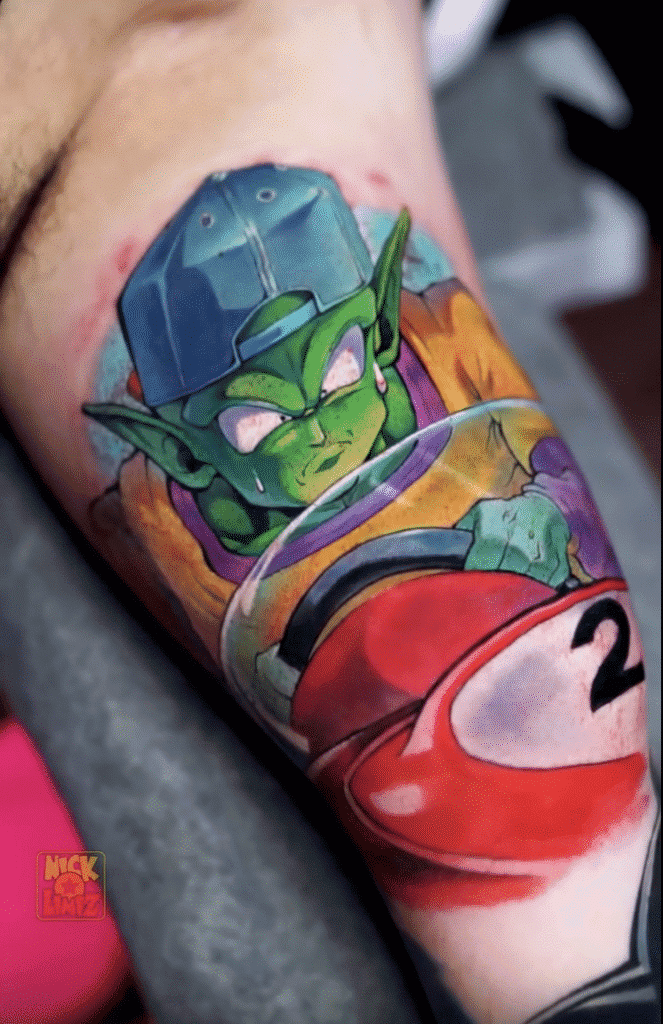 Driving Piccolo Dragon Ball Tattoo