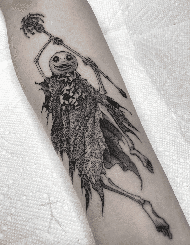 Emile Video Game Tattoo