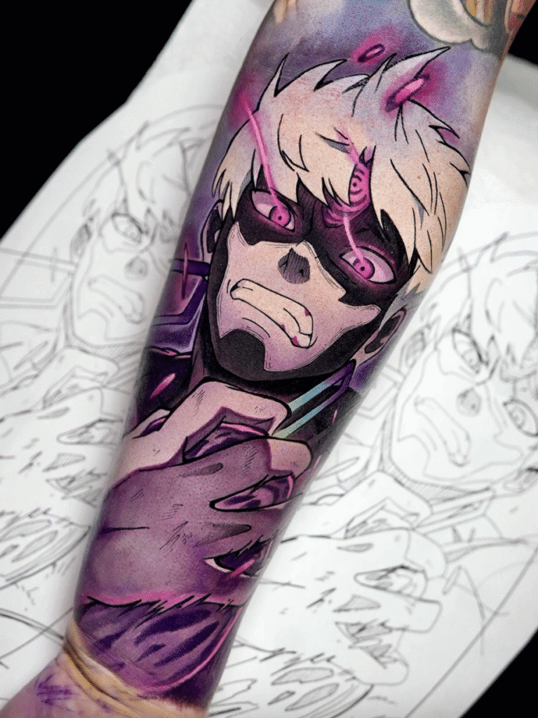 Evil Eye Dandadan Tattoo