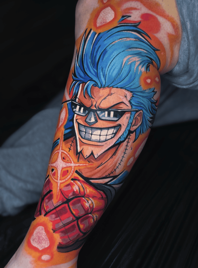 Franky Glasses One Piece Tattoo