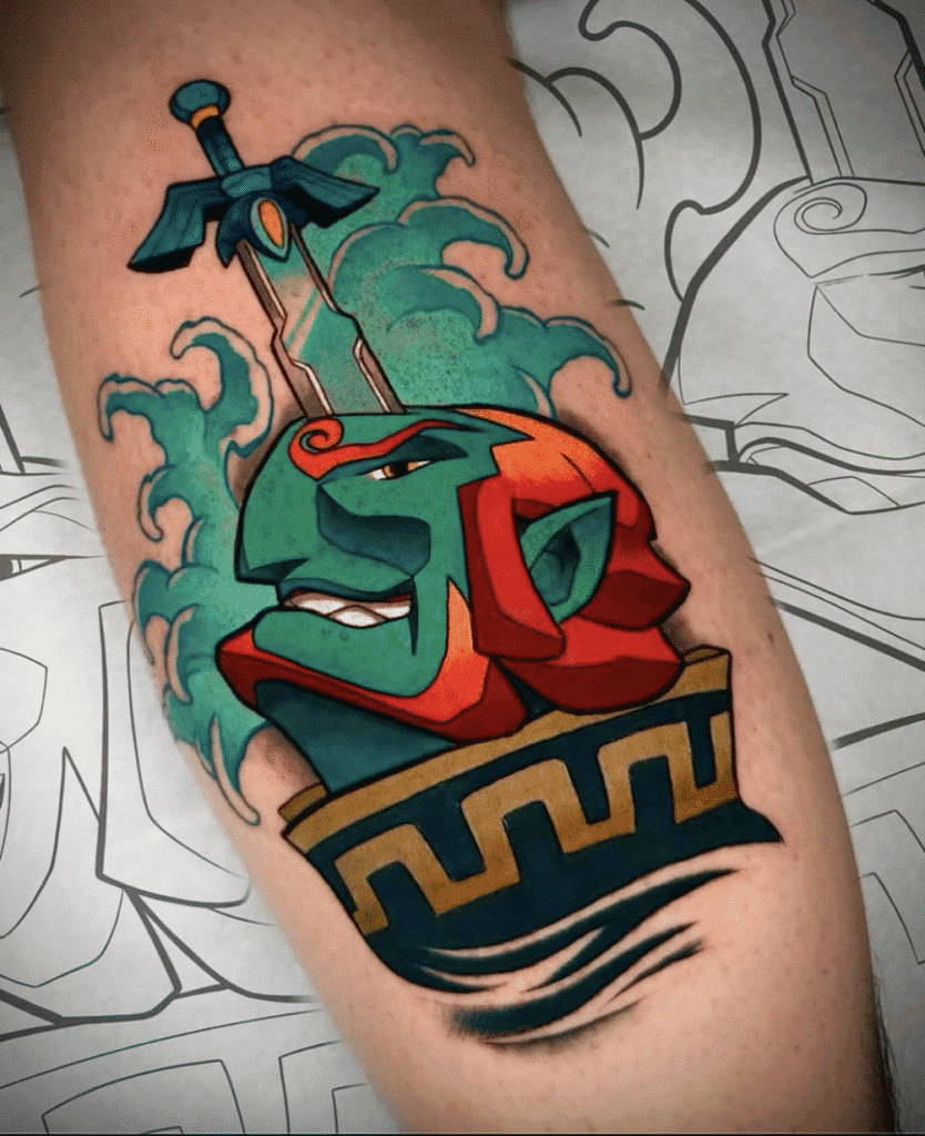 Ganondorf Video Game Tattoo